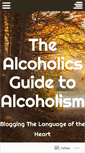 Mobile Screenshot of alcoholicsguidetoalcoholism.com