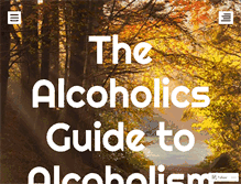 Tablet Screenshot of alcoholicsguidetoalcoholism.com
